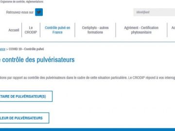 #Contrôle #pulvérisateur et #COVID19 le réseau national CRODIP Indigo s'organise et répond à vos interrogations.
En savoir plus: ➡️https://t.co/WhK8iiiy99...