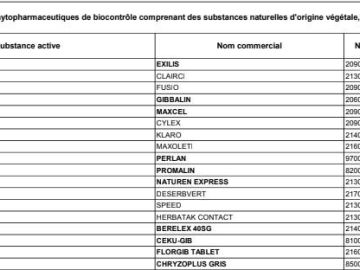 Nouvelle liste officielle des produits #phytosanitaires de #biocontrôle  https://t.co/ovJVJKNMRQ via @Min_Agriculture https://t.co/CNOkseGQnZ